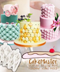 CakeMaster Silicone Billow Puff Fondant Icing Mould