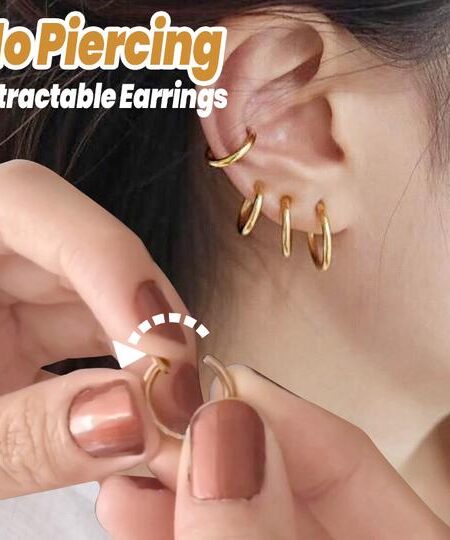 No Piercing Retractable Earrings