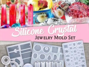 DIY Crystal Glue Jewelry Mold 83 Pcs Set