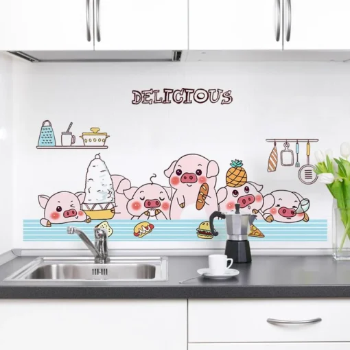Kitchen Home Anti-smoke Wallpaper - Image 17