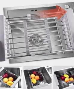 Kitchen Retractable Drainer Rack