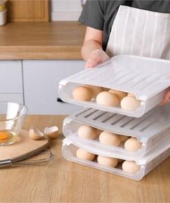 Caixa Dispensadora para Armazenamento de Ovos Fácil