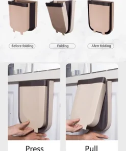 Press & Pull - Wall Mounted Waste Bin