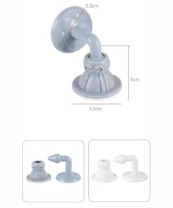 Door Stopper Adhesive Door Wall Bumper Floor Doorstop Holder