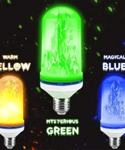 Halloween LED Dynamic Flame Lamp