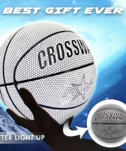 Holographic Glowing Reflective Basketball