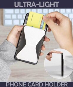 Alternative view of Magnetic Sticky Foldable Phone Card Holder