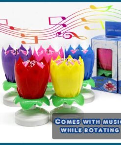 Roterende Lotus Surprise Candle