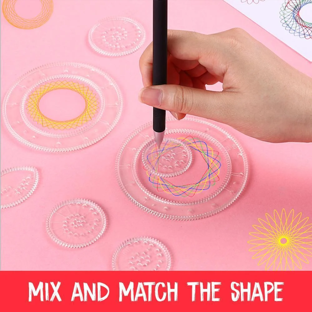 Flowers Magic Ruler Set