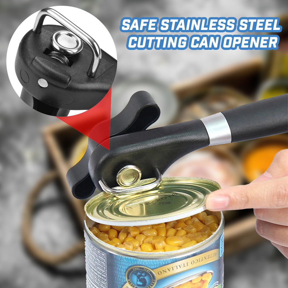 Safe Stainless Steel Cutting Can Opener Get 75 Off Wowelo