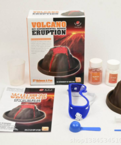 Kit de simulación de erupción volcánica