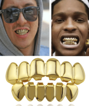 Goldene Gangsta-Zähne