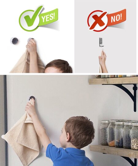 The Smart Towel Holder – Push And Grip