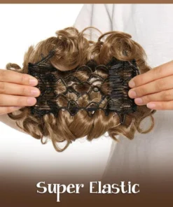 Curly Hair Bun Clip
