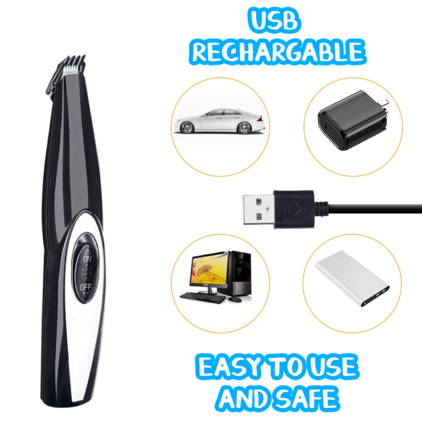Ψαλιδάκι περιποίησης κατοικίδιων USB USB