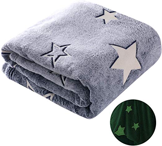 Magic Glow-in-the-dark Velvet Throw Blanket