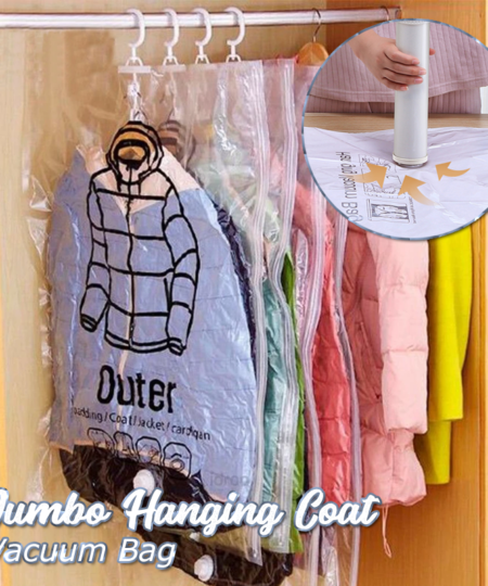 Jumbo Hanging Coat Vacuum Bag