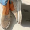 Nisa Casual Fashion Rhinestone Slip-on Sneakers