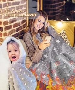 Magic Glow-in-the-dark Velvet Throw Blanket