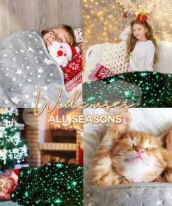 Magic Glow-in-the-dark Velvet Throw Blanket