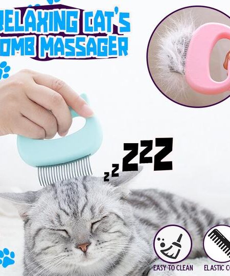 Relaxing Cat's Comb Massager
