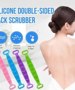 Silicone Double-Sided Back Scrubber