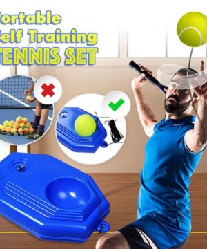 Antrenor portabil de tenis de auto-antrenament