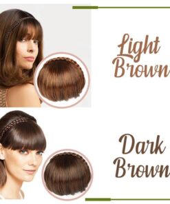 Instant Braided Hair Bangs Extensions