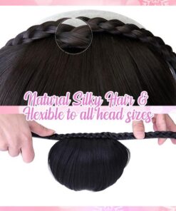 Instant Braided Hair Bangs Extensions