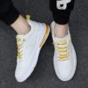 Fashion Men's Sneakers Leather Air Cushion Shoes Tide Rubber Sole