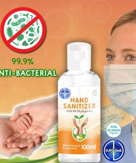 Desinfectante de manos sin enjuague antibacteriano totalmente natural Supgome