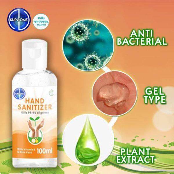 Supgome All Natural Anti-baktéri Bilas-gratis Hand Sanitizer