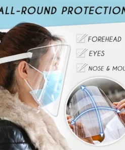 Alternative view of Face-Cover Protective Shield (BUY 1 GET 1 FREE)