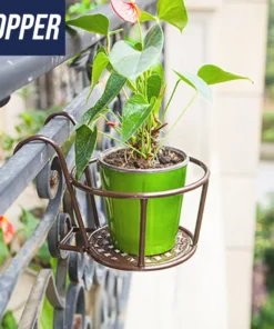 Easy Hang Durable Railing Flower Basket