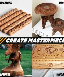 Alternative view of Wood Carving & Engraving Drill Bit Set