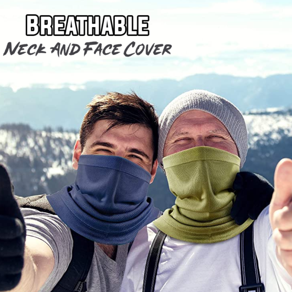 Cobertura respirável para pescoço e rosto