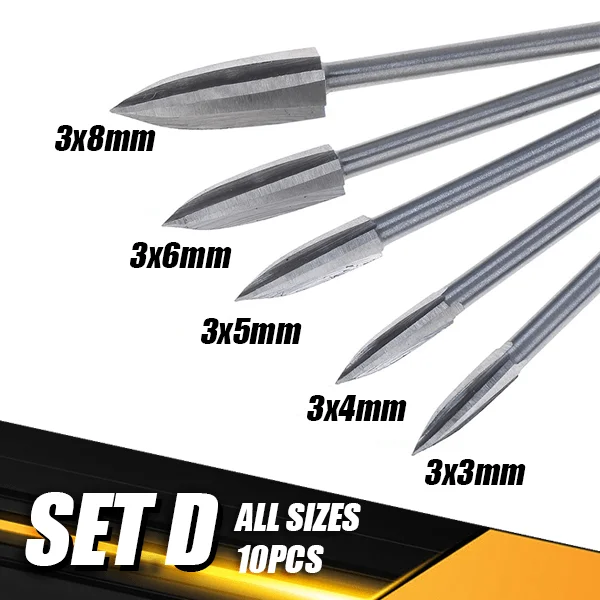 Wood Carving & Engraving Drill Bit Set - Image 6