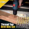 Thread Tap Drill Bits Set (3/6pcs)