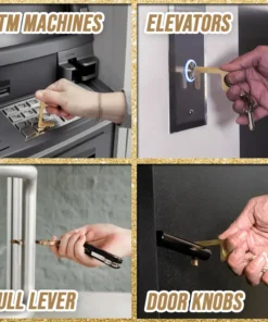 ZeroTouch Brass Door Opener And Stylus