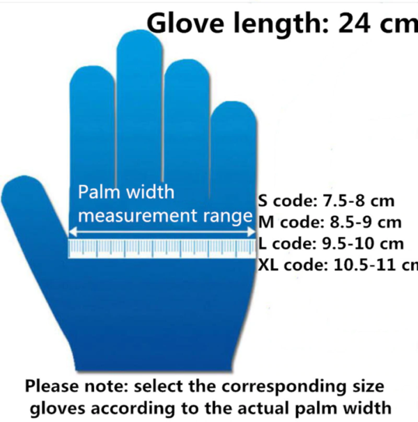 Black Disposable Latex Gloves