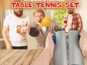 Anywhere Retractable Table Tennis Set