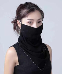 Woman Lightweight Sun Protection Silk Scarf
