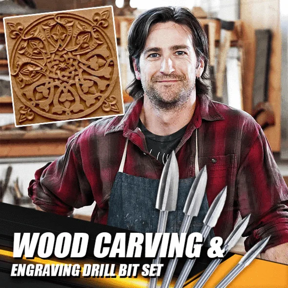 Wood Carving & Engraving Drill Bit Set