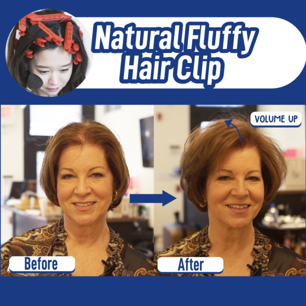 Natural Fluffy Hair Clip