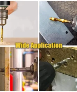Thread Tap Drill Bits Set (3/6pcs)