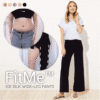FitMe™ ఐస్ సిల్క్ వైడ్-లెగ్ ప్యాంటు