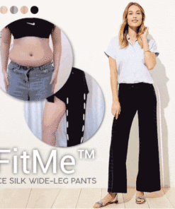 FitMe™ Buz İpek Geniş Paça Pantolon