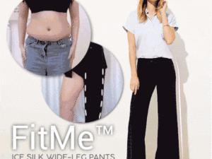FitMe™ Ice Silk Wide-Leg Pants