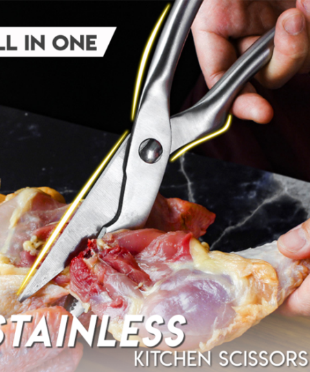 All In One Stainless Kitchen Scissors