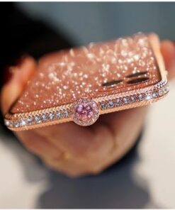 2020 Newest Crystal bling Anti-fall Border Case for iPhone